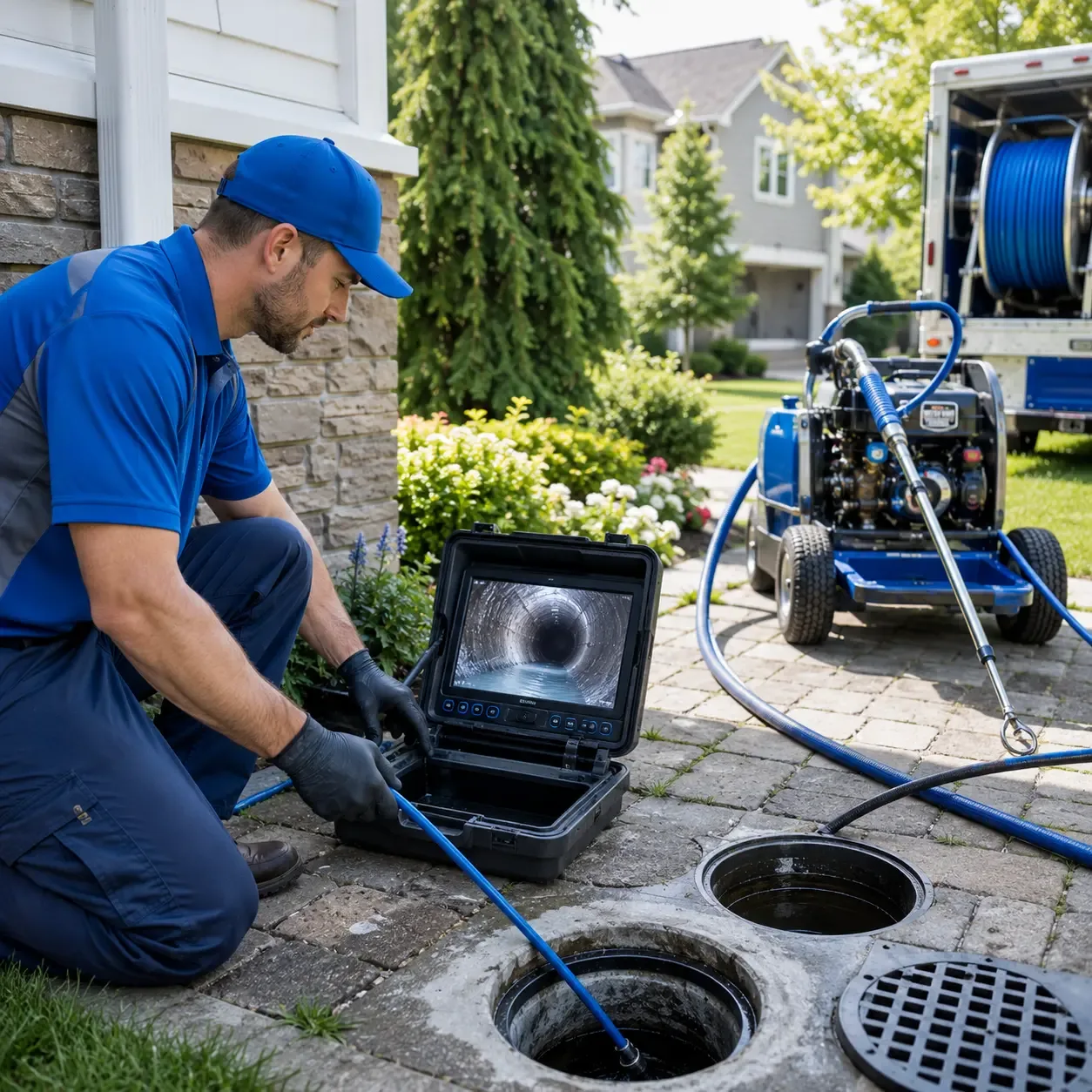 Outdoor drain cleaning professionals serving Clarksburg, WV